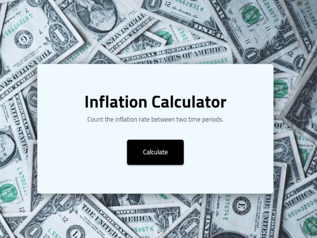 Inflation Calculator Template.