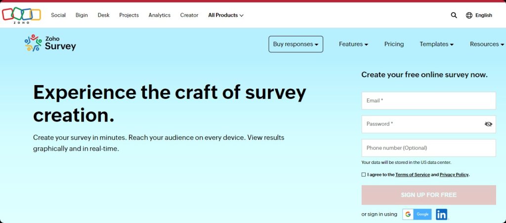 Free Survey Maker - Create a Survey Online