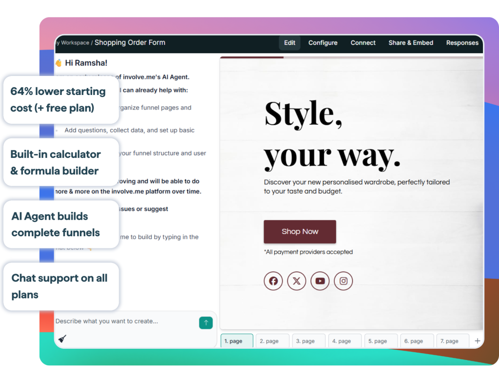 involve.me vs clickfunnels.