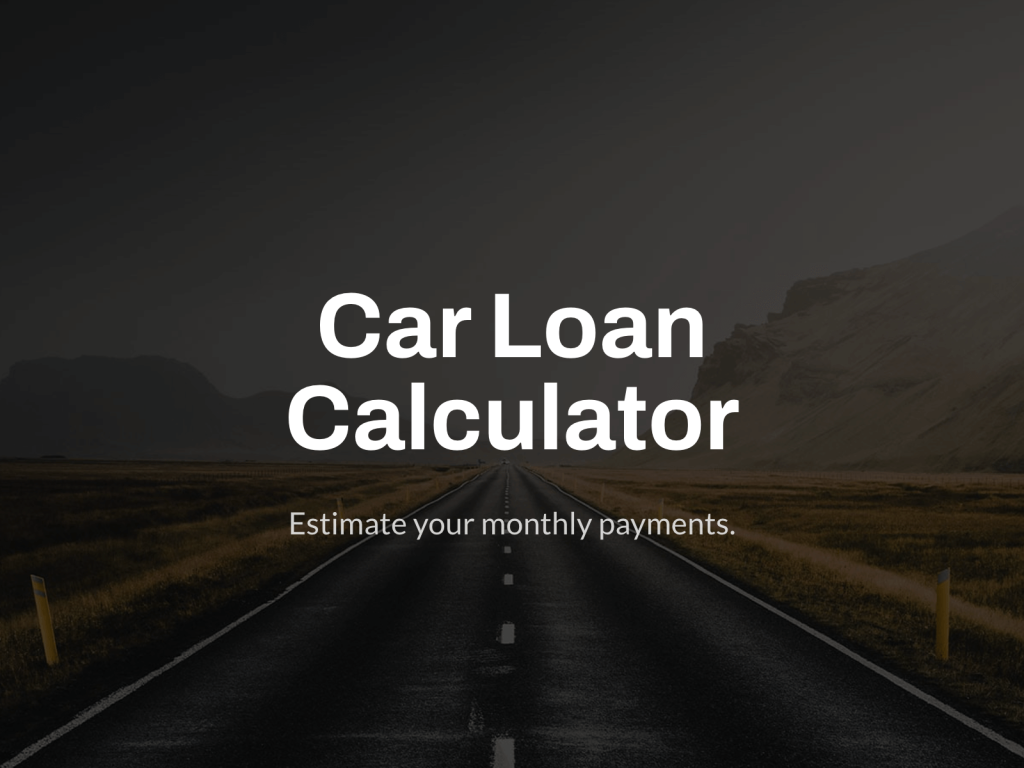 car loan calculator.