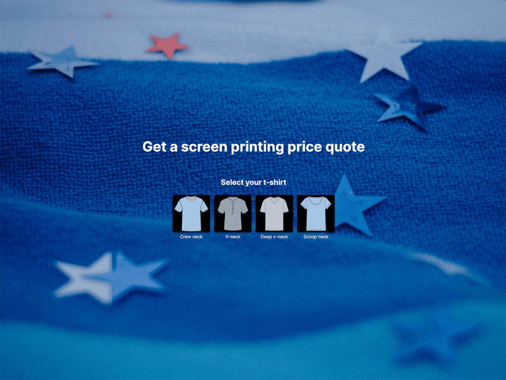 Screen Printing Price Quote Template.