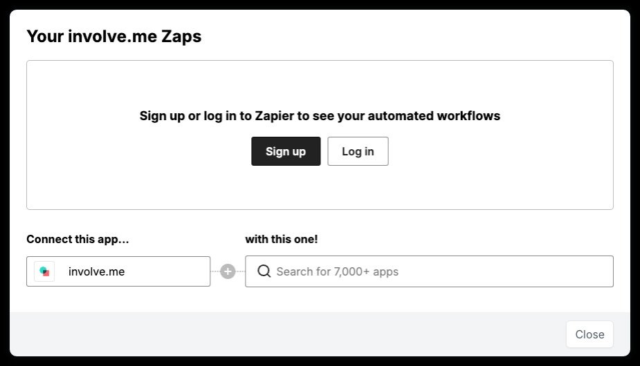Zapier Integration with Online Forms.