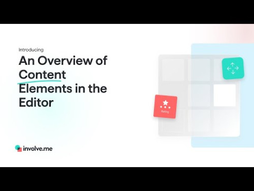 An Overview of Content Elements in the Editor